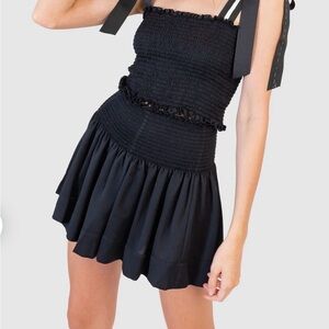 Koch Erica Mini Skort in Black Glow XS